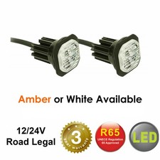 Amber FLUSH/BRACKET LED HIDE