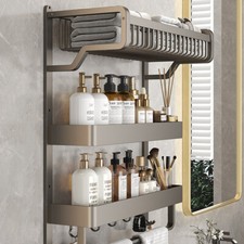 Towel Rail Holder Wall Mounted