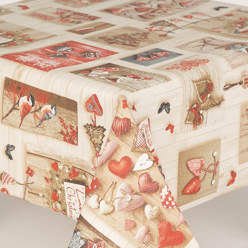Oilcloth tablecloth christmas - oilcloth,