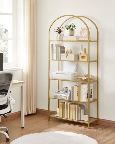 Gold display cabinet glass - cabinet,