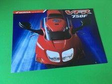 VINTAGE HONDA VFR 750 MOTORCYCLE SALES BROCHURE 1993 PORTUGUESE EDITION
