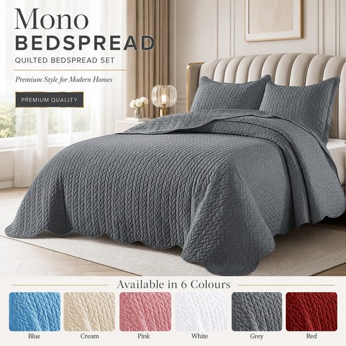 Quilted bedspread throw - quilted,
