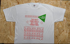 Lotto Best Christmas Card Mens T Shirt Large Scratch Card Advertising Lottery