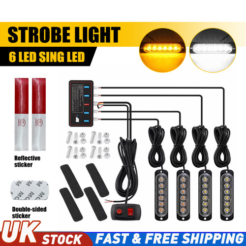 4pcs led grille strobe - strobe, lights