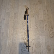 Nature Trail Hiking Walking Stick Telescopic Adjustable Trekking Pole Blue