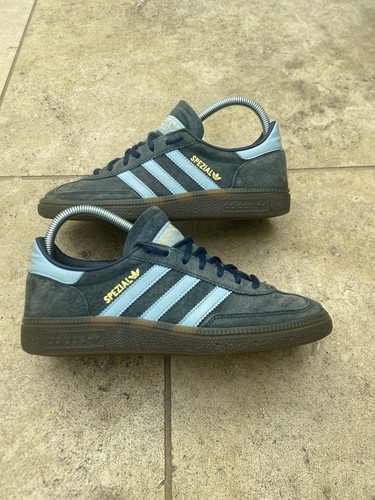 Blue and navy adidas spezial - and,
