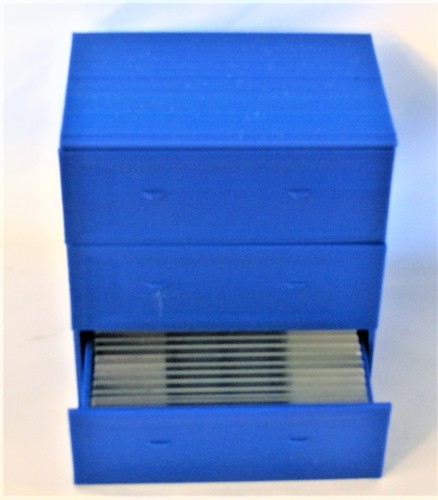 Microscope slides storage - microscope,