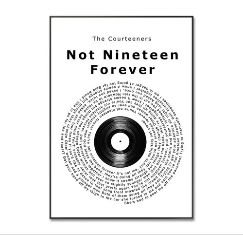 The courteeners poster not - courteeners,