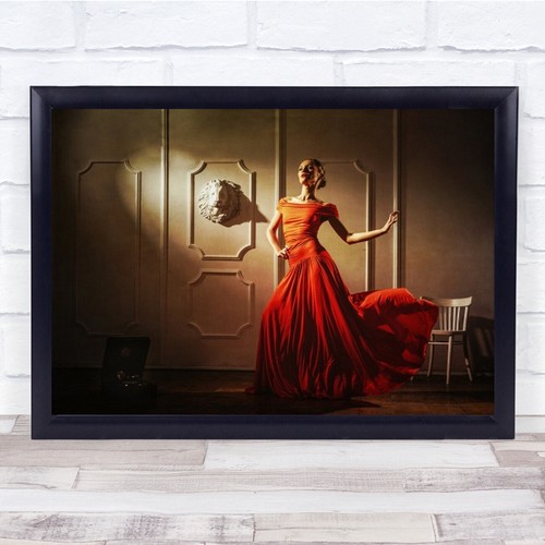 Tango dress fashion red - tango, woman