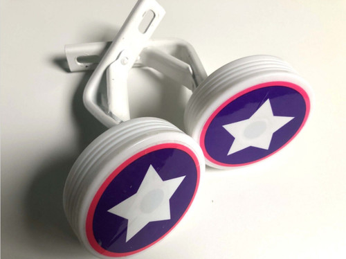Stabilisers white purple - white, star