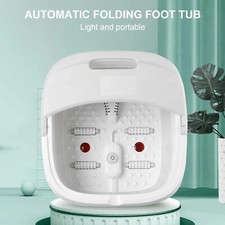 Foot Spa Pedicure Wet Bath Bubble Massage Bucket Feet Therapy Soothing Folding 