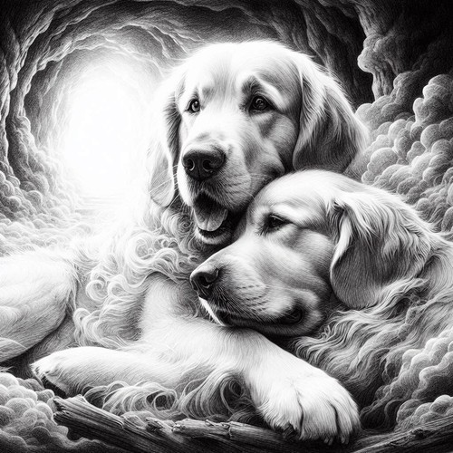 Golden retriever cross - retriever,