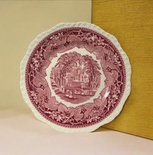 Vintage Mason's Vista Red Pink