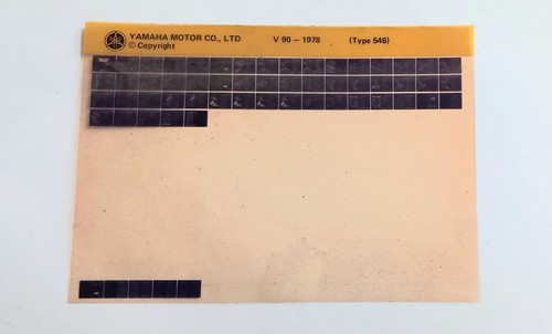 Yamaha v90 1978 type - v90, spare