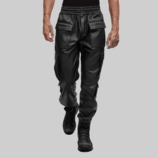 Kim Men's Black Real Leather