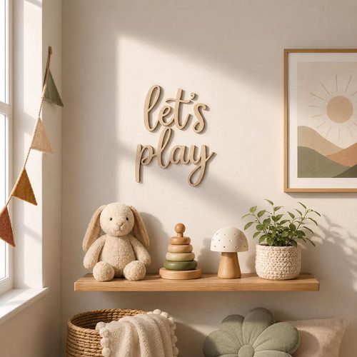 Let play wooden wall - let's,