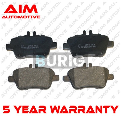 Brake pads set rear - set, aim