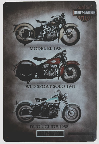 Harley hogs tin - harley,