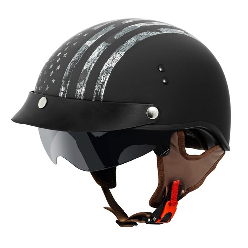Half face motorcycle helmet - half,