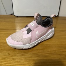 Nike flex runner 2 girls pink trainers kids UK Size 2