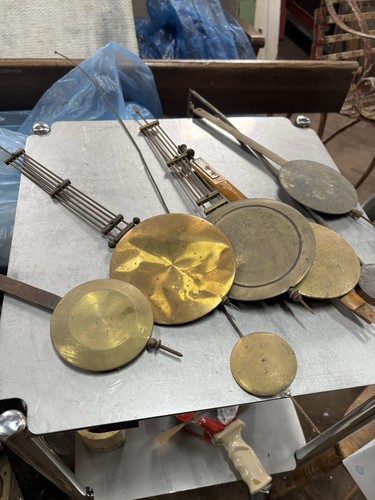 Job lot antique pendulums - antique,