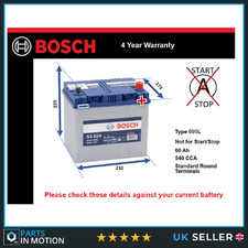 Car Battery S4024 Bosch 005L