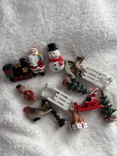 Miniature Christmas Ornaments Ideal Bauble Filler for Tree Decoration Used