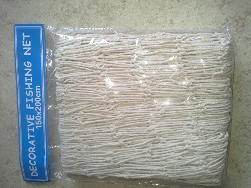 Decorative fishing net - net, white