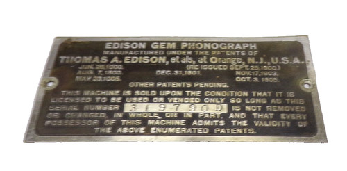 Edison red gem - edison, model