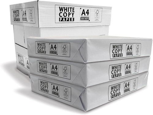 White paper printer copier - white,