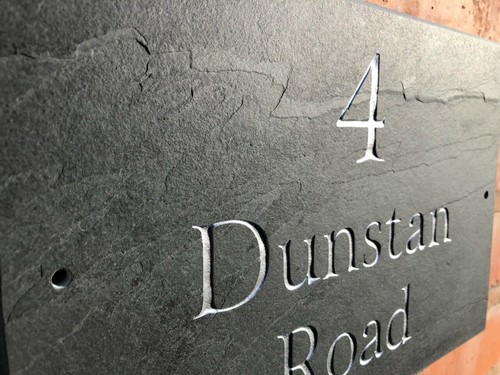 Personalised rustic slate - rustic,