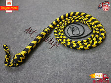 6 Feet 12 Plaits Top Paracord Nylon Heavy Duty Custom Bullwhip For Easy Cracking
