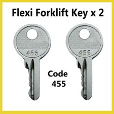 2 x Flexi Forklift Key Code