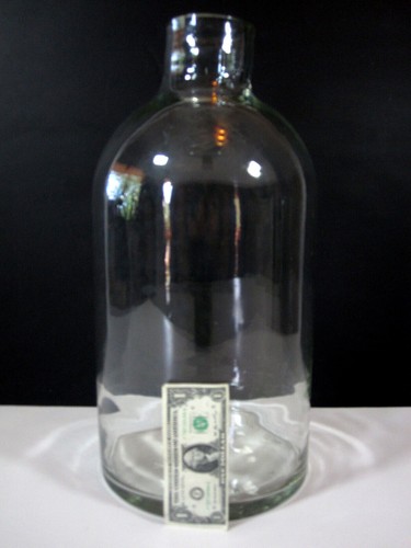 Vintage large glass terrarium - large,