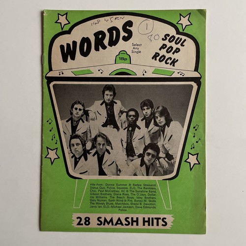 Words song book magazine - words,
