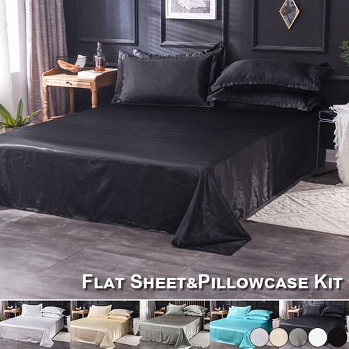 Silk satin flat - flat, sheet