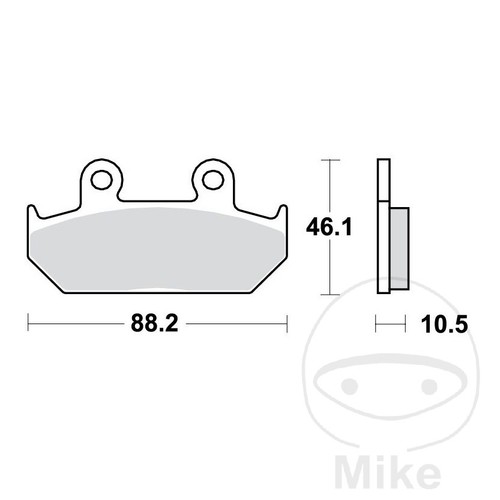 34218 standard brake pads - brake,