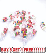 Swizzels Mini Love Heart Sweets Wedding Favours Retro Party Bag Valentines Candy