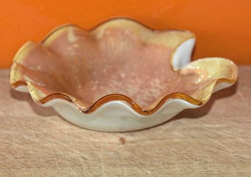 Vintage murano glass clam - glass,
