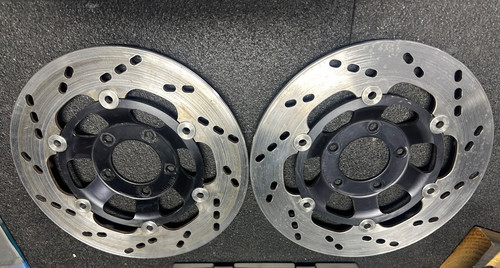 500 front brake rotors oem - rg,