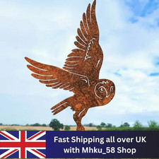 Rusty Garden Metal Owl