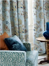 Colefax & Fowler Embroidered Curtains