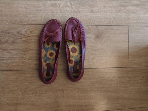 Moshulu women flat leather - flat,