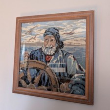 Vintage Framed Tapestry