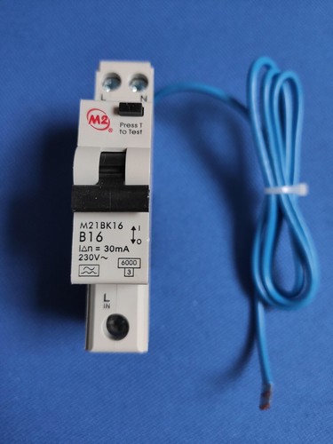 16amp 30ma double pole - m2,