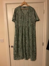 Bonmarche green textured dress size 18