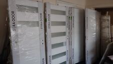 White Luxury Laminated internal Doors x 13 with frames, locks,handles New Bulk