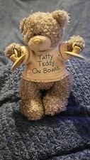 TATTY TEDDY ON BOARD WITH WINDOW SUCKERS PLUSH ME TO YOU