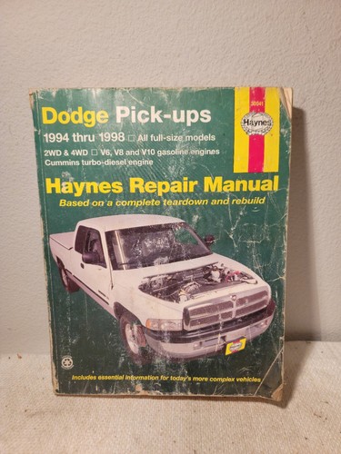 Haynes 30041 manual - 30041, 1994-1998