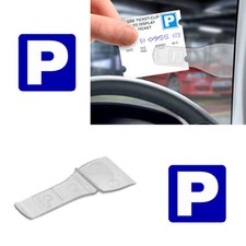 New Car Vehicle Windscreen Park Parking Ticket Clip Work Pass Holder Gadget 